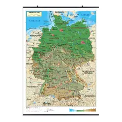 Carta Geografica Madrelingua Germania