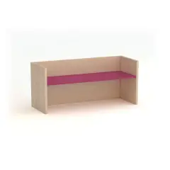 Panca Pluriuso Nido e Infanzia Kubò Betulla - Seduta Fucsia | Conforme CAM