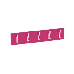 Attaccapanni Scuola con Appendini Kubò 5 Posti Fucsia - Conforme CAM