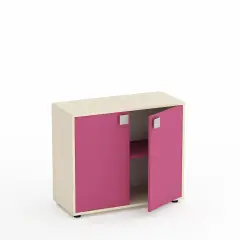 Mobile Kubò Betulla 2 Ante H 75 Cm. Fucsia - Comforme CAM