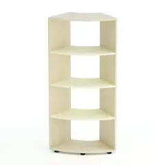 Mobile Scuola Kubò Betulla Curvo 60 Gradi H 150 cm. Ripiani Magnolia - Conforme CAM