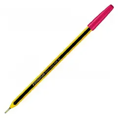 Penna a Sfera Noris Stick 434 Staedtler Rossa – Punta Media con Puntale in Metallo
