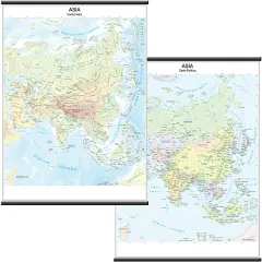 Carta Geografica Asia