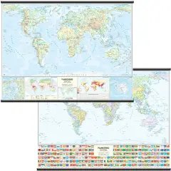 Carta Geografica Planisfero