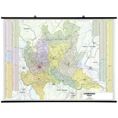 Carta Geografica Regionale Lombardia