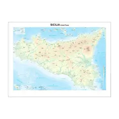 Carta Geografica Regionale Sicilia