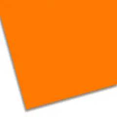 Cartoncino Colorato Premium Liscio cm. 50x70 Arancio