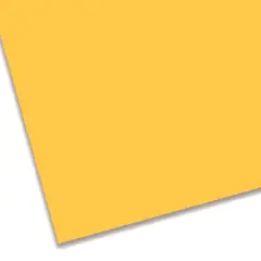 Cartoncino Colorato Premium Liscio – FSC, Colore Giallo Caldo, 70x100 cm