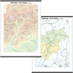 Carta Geografica Regionale Trentino Alto Adige