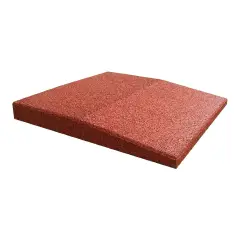 Pavimento Antitrauma in Gomma 50x50 cm Spessore 50 mm con Smusso