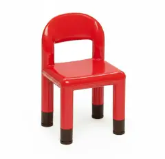 Sedia Color Regolabile per Scuola dell’Infanzia – Rossa - Conforme CAM