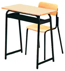 Banco Monoposto 900 Sottopiano In Lamiera H 71 Cm Per Ambienti Scolastici. - Conforme CAM