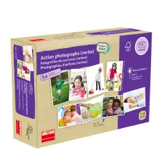 Akros – Fotografie Azioni Quotidiane (Set 54 Immagini) – Gioco per Linguaggio e Routine