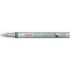 Pennarelli Marker - Punta Media Tratto 4,5 mm - Argento Pentel MMP10