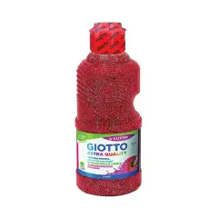 Tempera Glitter Giotto - Rosso - Flacone 250 ml