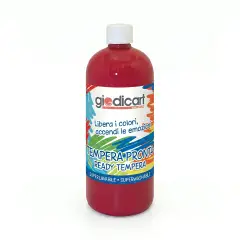 Tempera Pronta Giodicolor 1000 ml Rosso Carminio