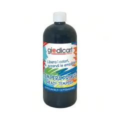 Tempera Pronta Giodicolor 1000 ml Nero