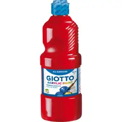 Tempera Acrilica Giotto 500 ml – Rosso