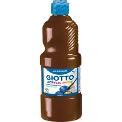 Tempera Acrilica Giotto 500 ml – Marrone