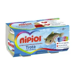 Omogenizzato Pesce Nipiol gr. 80x2 Filetti di Trota con Verdure