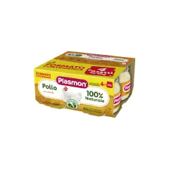 Omogeneizzato di Pollo Plasmon - 4x80 Gr - Gusto Delicato e Nutrizione Garantita