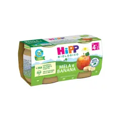 HIPP Omogeneizzato Frutta Bio gr.80x2 Mela Banana