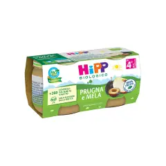 Omogeneizzato Frutta Bio gr.80x2 Prugna Mela