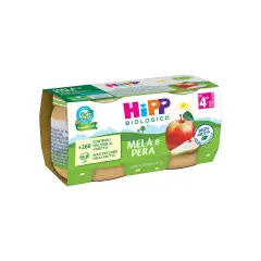 Omogeneizzato Frutta Bio gr.80x2 Mela Pera