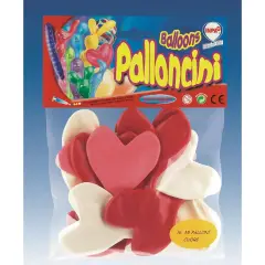 PALLONCINI BUSTA 15 PZ CUORE
