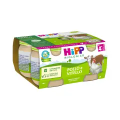 Hipp Omogeneizzato Carne Bio gr.80x4 Pollo e Vitello