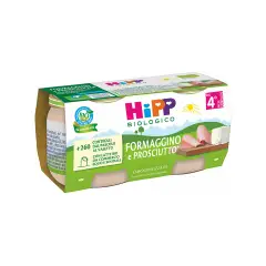 Hipp Omogenizzato gr. 80x2 Formaggino e Prosciutto