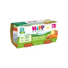 Hipp Omogeneizzato Sugo Pomodoro e Verdure 2 x 80 g – Baby Food Biologico