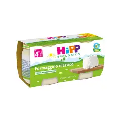 Hipp Omogeneizzato Bio gr.80x2 Formaggino Classico con Formaggio Fresco