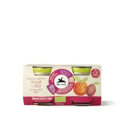 Omogeneizzato Frutta Alce Nero gr.80x2 Prugna e Mela