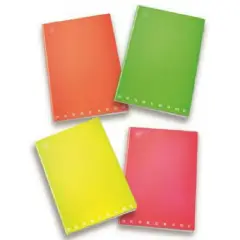 Quaderno Maxi Monocromo Fluo - 42 Fogli - Rigatura 1 Rigo (A4)