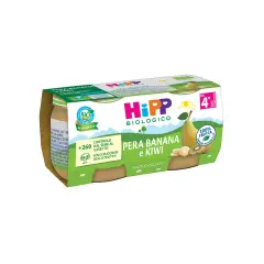 HiPP Omogeneizzato Frutta Bio Kiwi Banana Pera - 2x80g
