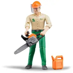 Bruder - Personaggio Lavoratore Forestale con Accessori