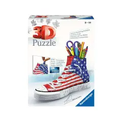 Puzzle 3d Portapenne Sneaker Usa Fla Edition Ravensburger 12549