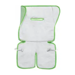 Materassino per Passeggino Double Face Lime in Spugna Ricamata