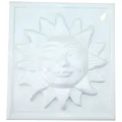 Stampo per Colata – Sole 21x23 cm per Ceramica, Cera e Sapone