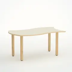 Tavolo Onda Reverso Misura 3 Magnolia Per Scuola Primaria - Conforme CAM