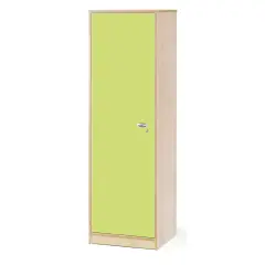 Mobile Scuola Infanzia Forma Colonna con Anta Destra Verde