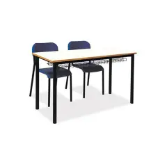 Banco Biposto 600 - Sottopiano In Griglia H 64 Cm. Per Ambienti Scolastici - Conforme CAM