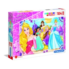 Puzzle 104 Pezzi Maxi Princess