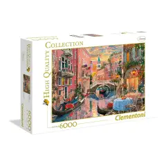 Puzzle 6000 Pezzi Hqc Venice Evening Sunset