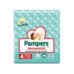 Pampers Pacco Base Baby-Dry Mutandino 4^ 8-15 Kg Maxi -
