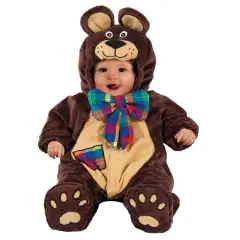Costume Happy Teddy Superbaby - Taglia 3/6 mesi