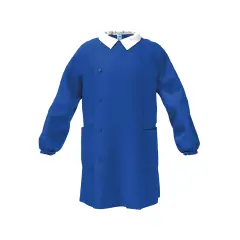 Grembiule Bambino Scuola Senza Ricamo Blu 7 Anni