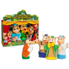 Marionette Teatrino Fiabe Italiane I Tre Porcellini