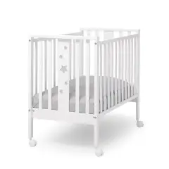 Stelline Mini Lettino Bianco Erbesi con Rivestimento e Applicazione Grigio